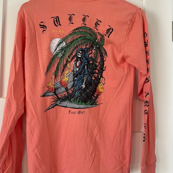 Sullen Art Collective Coral Long Sleeve Graphic Tee - Picture 1 of 3